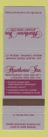 Matchbook Cover - Hawthorne Inn Restaurant Motel Berlin CT