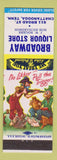 Matchbook Cover - Broadway Liquor Store Chattanooga TN hillbilly