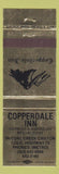 Matchbook Cover - Copperdale Inn German Restaurant Golden Colorado