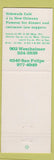 Matchbook Cover - Ruggles Houston TX