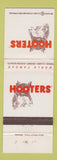 Matchbook Cover - Hooters Restaurant CHAIN owl