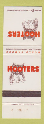 Matchbook Cover - Hooters Restaurant CHAIN owl