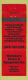 Matchbook Cover - Wolfeboro Power Equipment NH red