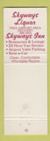 Matchbook Cover - Skyways Inn Denver Colorado
