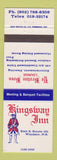 Matchbook Cover - Kingway Inn Windsor NS