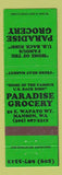 Matchbook Cover - Paradise Grocery Ribs Manson WA