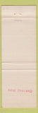 Matchbook Cover - HSC Huntly New Zealand Sports Music Center