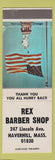 Matchbook Cover - Rex Barber Shop Haverhill MA