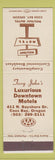 Matchbook Cover - Holiday Motel Coos Bay OR