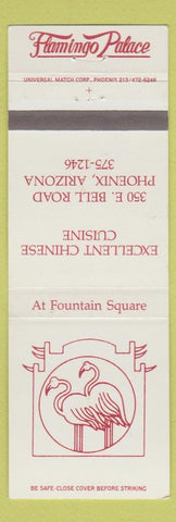 Matchbook Cover - Flamingo Palace Phoenix AZ