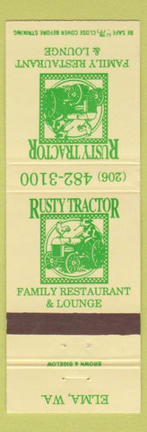 Matchbook Cover - Rusty Tractor Restaurant Elma WA