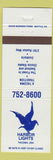 Matchbook Cover - Harbor Lights Tacoma WA