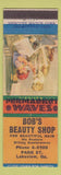 Matchbook Cover - Bob's Beauty Shop Lakeview GA salon