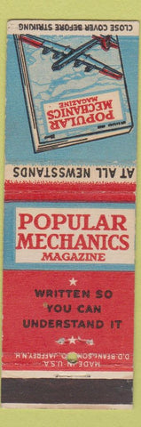 Matchbook Cover - Popular Mechanics Magazine