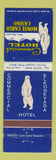 Matchbook Cover - Commercial Hotel Monte Carlo Casino Elko NV