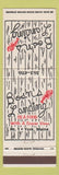 Matchbook Cover - Bosn's Landing York ME lobster