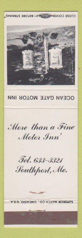 Matchbook Cover - Ocean Gate Motor Inn Southport ME