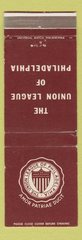 Matchbook Cover - Union League of Philadelphia PA