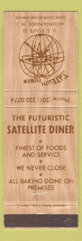 Matchbook Cover - Satellite Diner Mountainside NJ WEAR