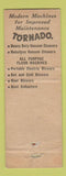 Matchbook Cover - Tornado Cleaning Breuer Electric Chicago IL Vacuum WORN