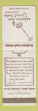 Matchbook Cover - Branding Iron Charcoal Broiler Eugene OR