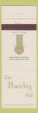 Matchbook Cover - Barclay Chicago IL