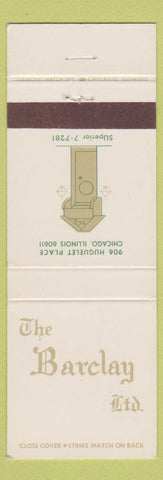 Matchbook Cover - Barclay Chicago IL
