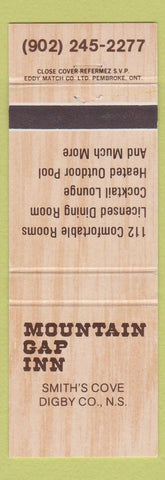 Matchbook Cover - Mountain Gap Inn Digby NS Smith's Cove