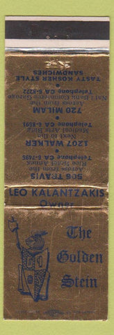 Matchbook Cover - Golden Stein Kosher Foods WEAR