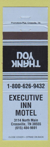 Matchbook Cover - Executive Inn Motel Crossville TN