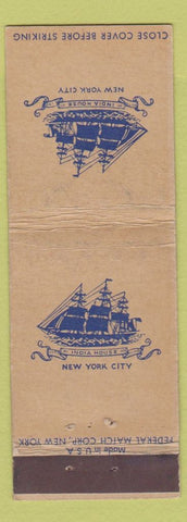 Matchbook Cover - India House New York City WEAR