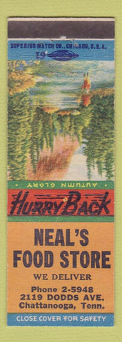Matchbook Cover - Neal's Food Store Chattanooga TN