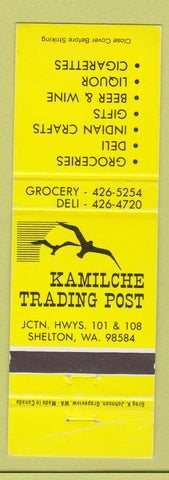Matchbook Cover - Kamilche Trading Post Shelton WA