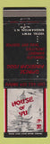 Matchbook Cover - House of Yu Chinese Restaurant Binghamton NY WEAR