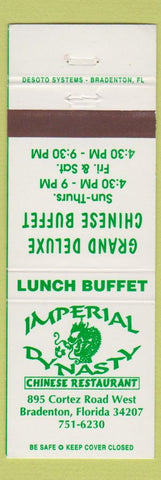 Matchbook Cover - Imperial Dynasty Chinese Restaurant Bradenton FL