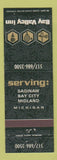 Matchbook Cover - Bay Valley Inn Midland Saginaw Bay City MI