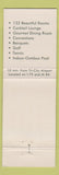 Matchbook Cover - Bay Valley Inn Midland Saginaw Bay City MI