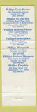 Matchbook Cover - Phillips by the Sea Ocean City MD crab