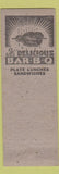 Matchbook Cover - Cable's BBQ Chattanooga TN