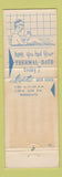 Matchbook Cover - Majestic Hotel Hot Springs National Park AR girlie back WEAR