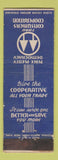 Matchbook Cover - Peace with Cooperatives WEAR COOP
