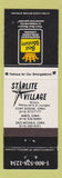 Matchbook Cover - Starlite Village Motels Fort Dodge IA Des Moines