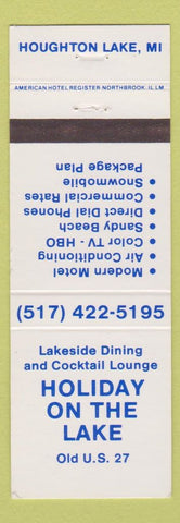 Matchbook Cover - Holiday on the Lake Houghton Lake MI