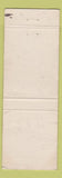 Matchbook Cover - Cliff's Motel Danville VA POOR