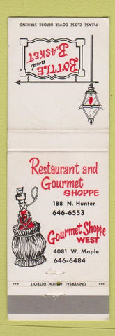 Matchbook Cover - Bottle and Basket Chicago IL Vienna Sausage