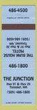 Matchbook Cover - The Junction Tonasket WA