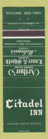 Matchbook Cover - Citadel Inn Canada