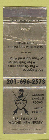 Matchbook Cover - Camelot Wayne NJ WEAR