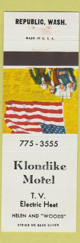 Matchbook Cover - Klondike Motel Republic WA