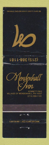 Matchbook Cover - Mendenhall Inn Village of Mendenhall PA